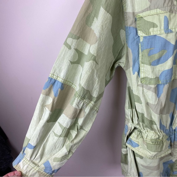 NWT Free People Lead the Way Cotton Utility Cargo Jacket - Picture 5 of 9